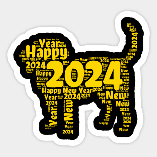 Happy New Year 2024 Sticker